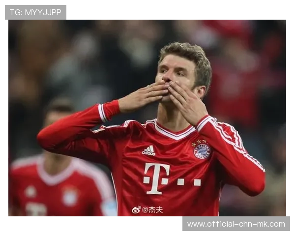 拜仁快速反击中，穆勒回敲助攻打入关键一球